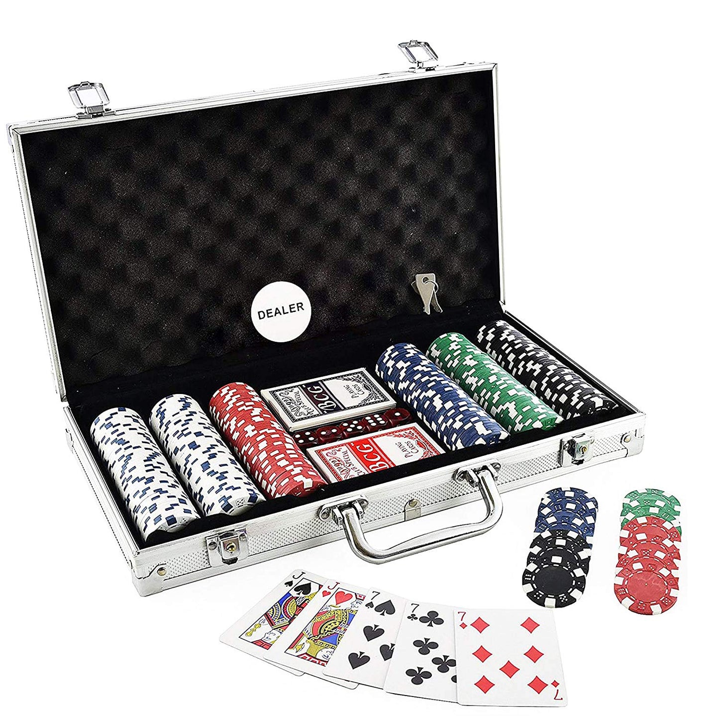 Casino Style Poker Chips Set