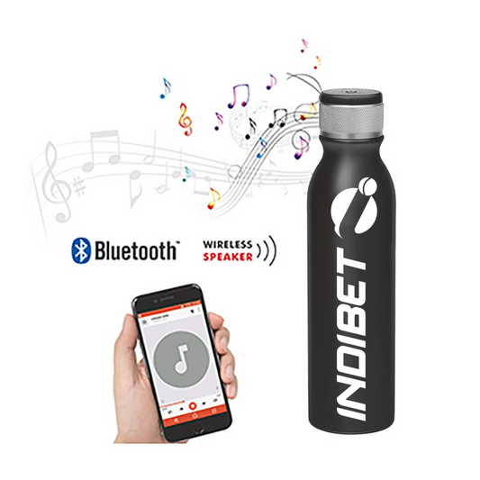Bottle With Inbuilt Bluetooth Speaker